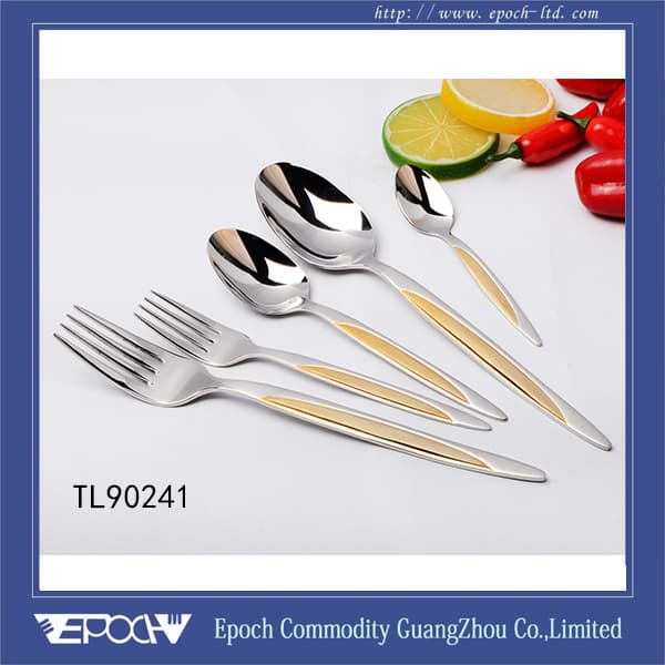New Design Gold Cutlery Set TL90241